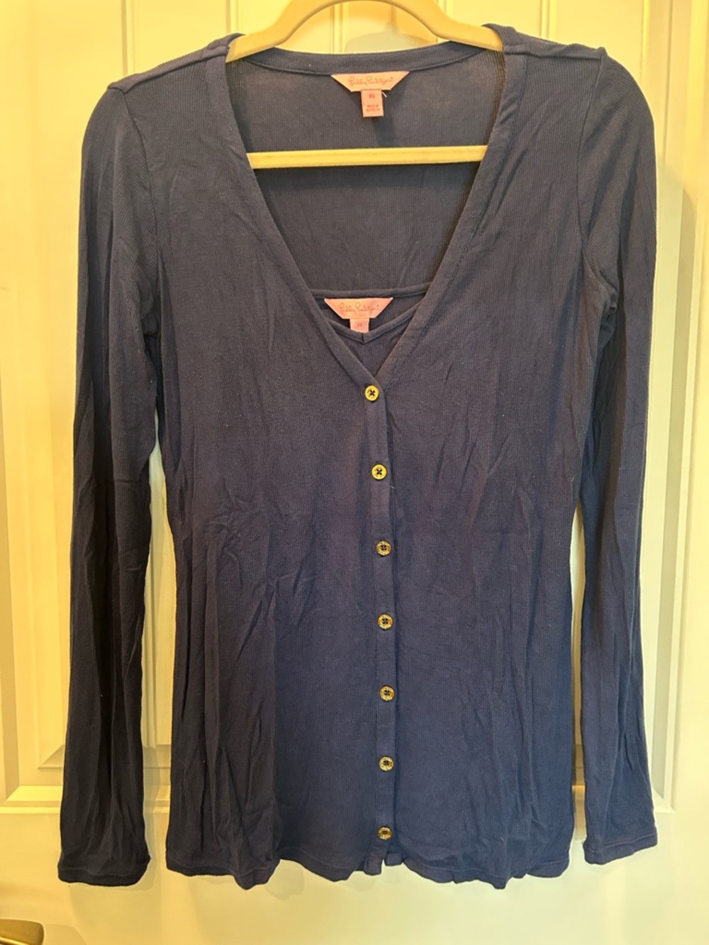 Lilly Pulitzer Navy Tank and Cardigan Set
